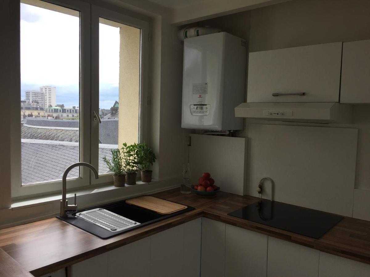Bel Appartement Dans Le Centre Historique De Rouen Exteriör bild